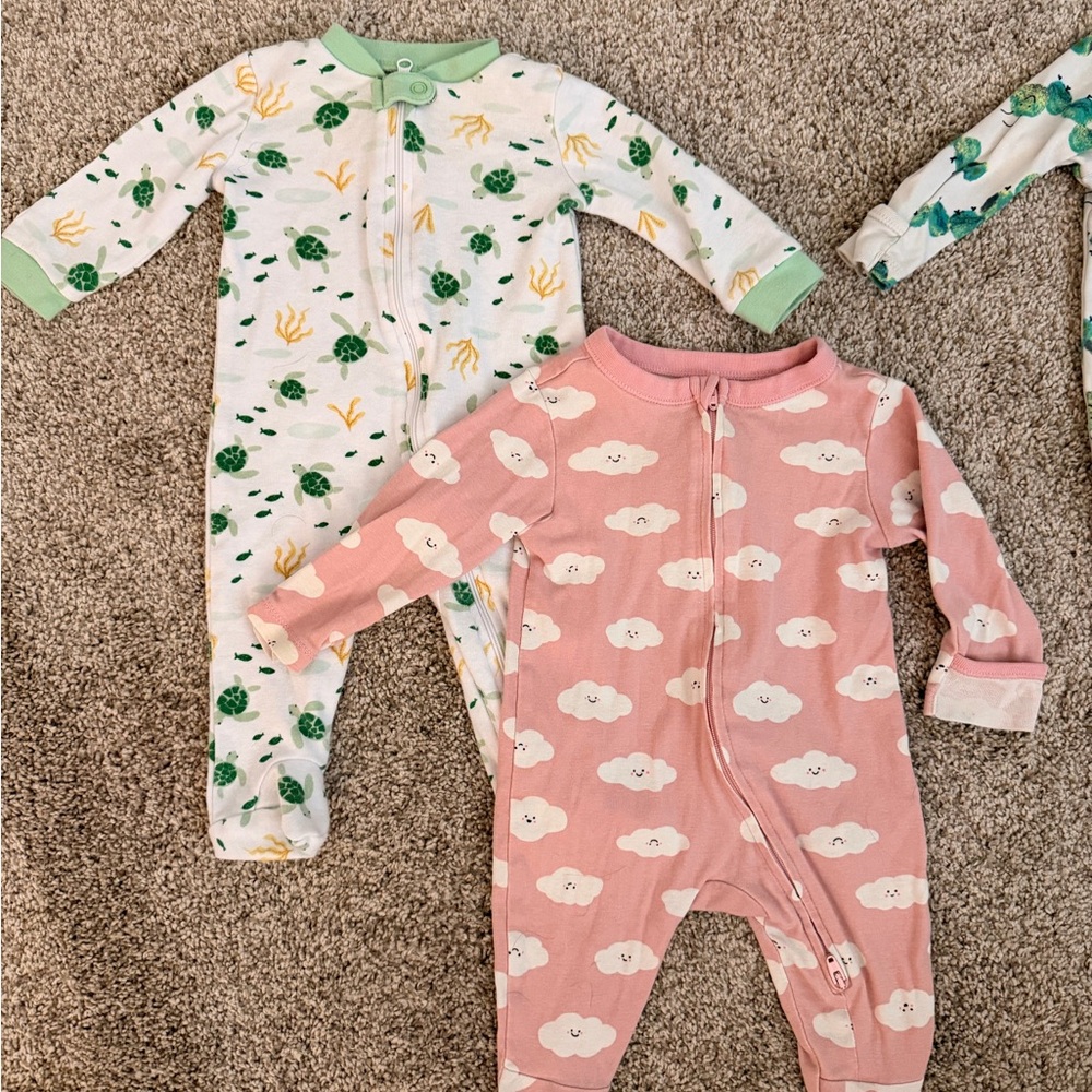 0-3M Zipper Pajamas